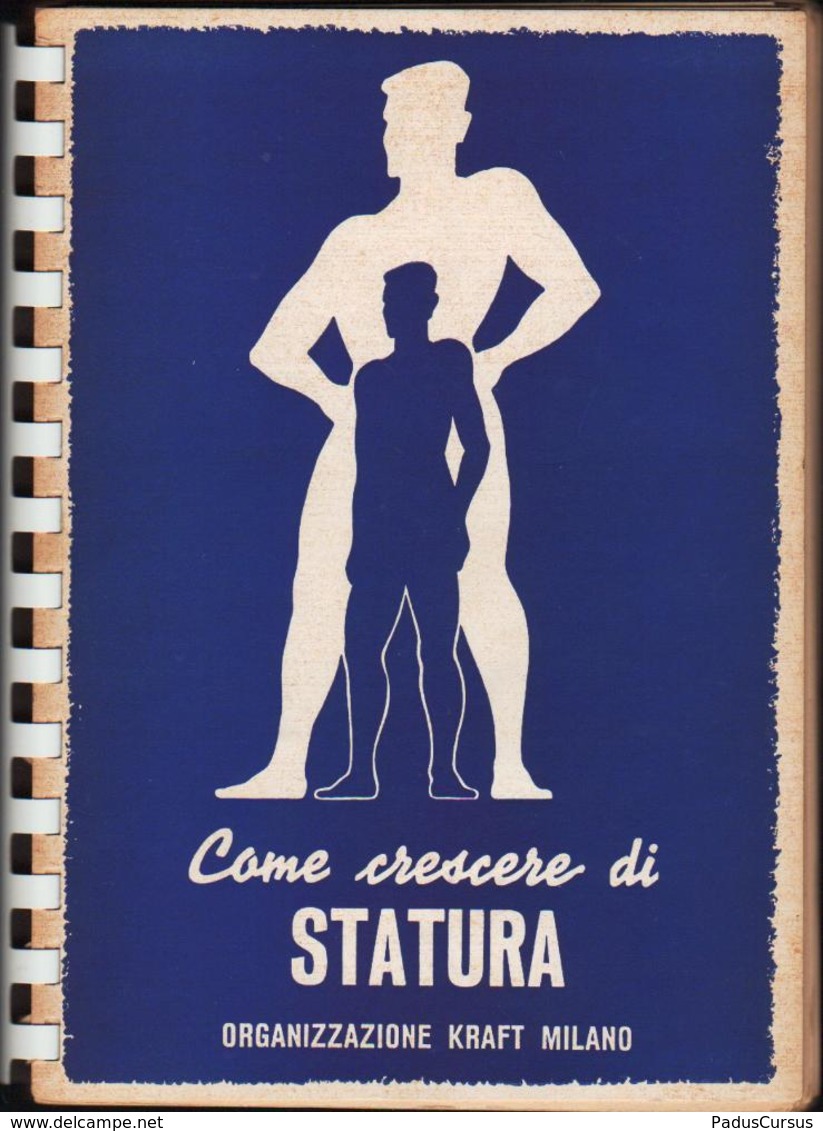 Come Crescere Di Statura, Kraft Milano, 1959, Ginnastica Gym Gymnastics Gimnasia Gymnastik  LIB00025 - Sport