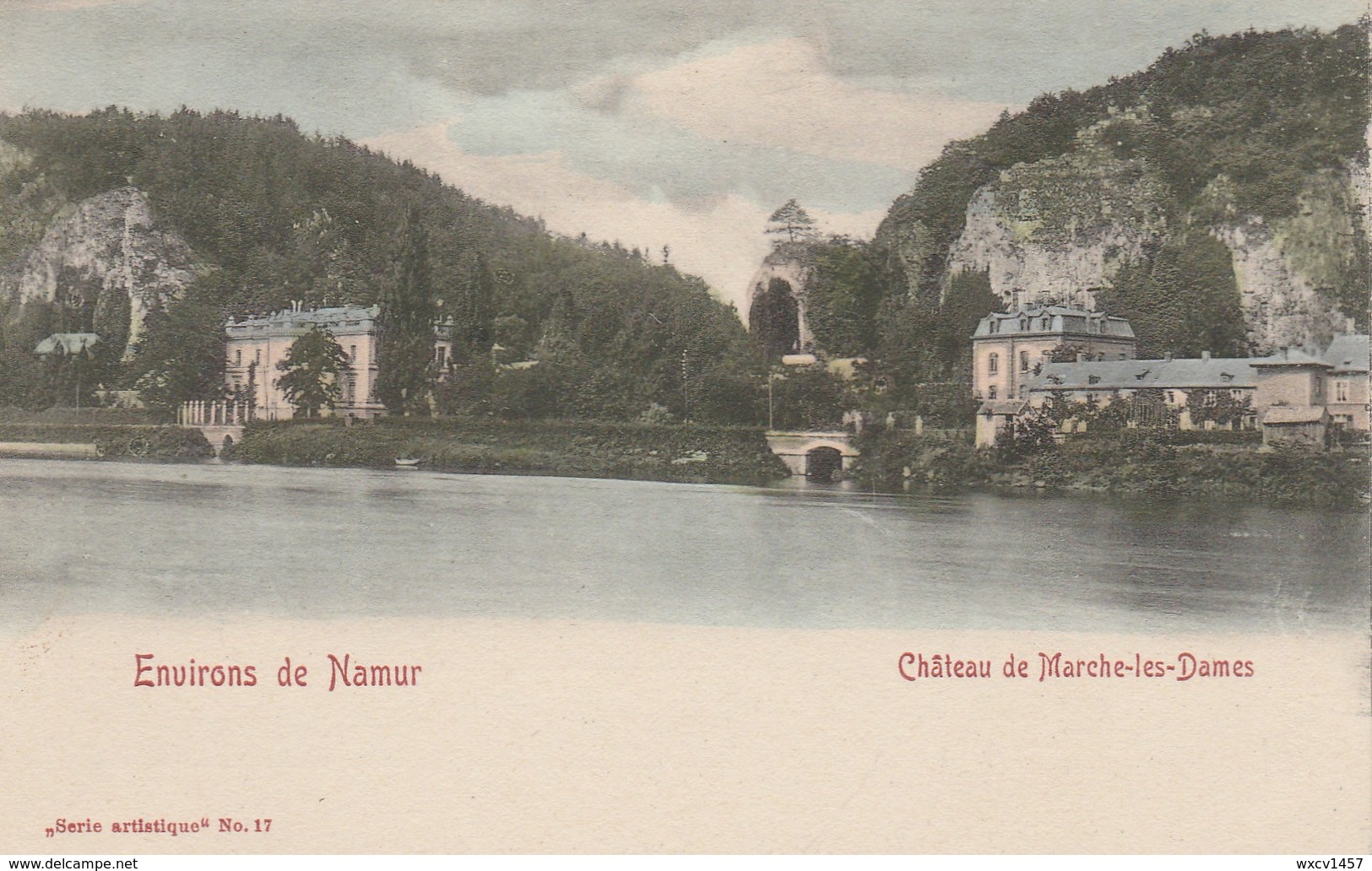 Marche-les-Dames ( Namur ) , Le Chateau , COLORISEE ( Le Vieux Chateau Des Prince D'Arenberg )n° 17 - Namur