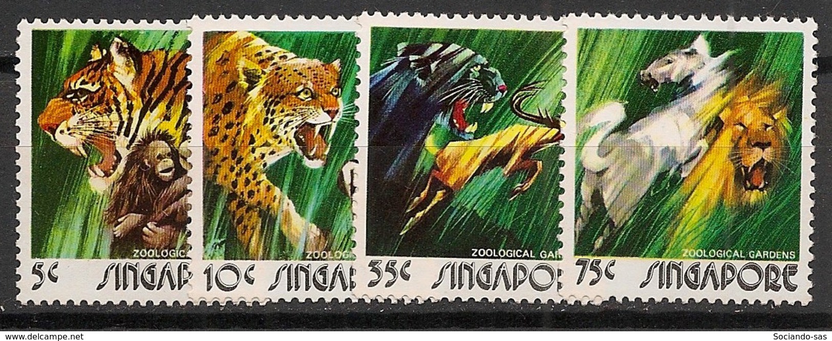 Singapore - 1973 - N°Yv. 201 à 204 - Faune / Animals - Neuf Luxe ** / MNH / Postfrisch - Singapur (1959-...)