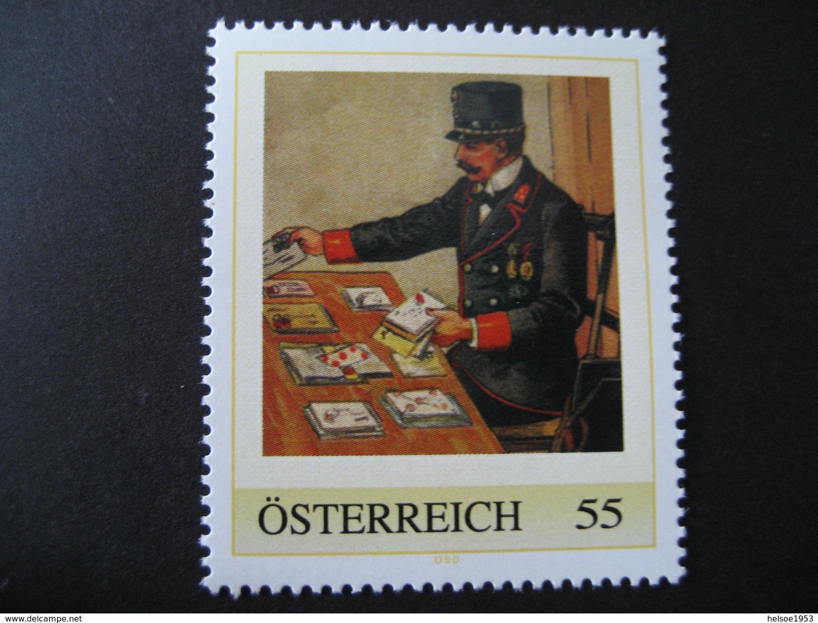 Österreich- Pers.BM 8020015** Serie Postbüchel Postbeamter Beim Briefe Sortieren - Personalisierte Briefmarken