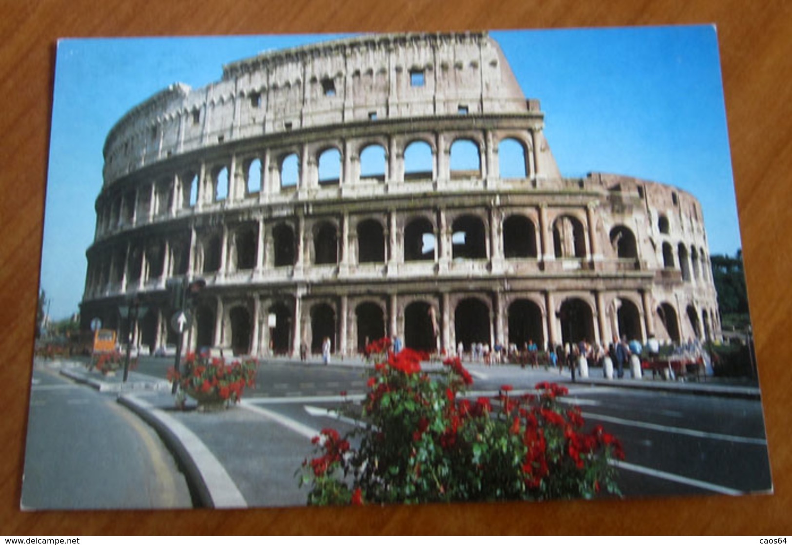 ROMA Colosseo Bus Cartolina Non Viaggiata - Colisée