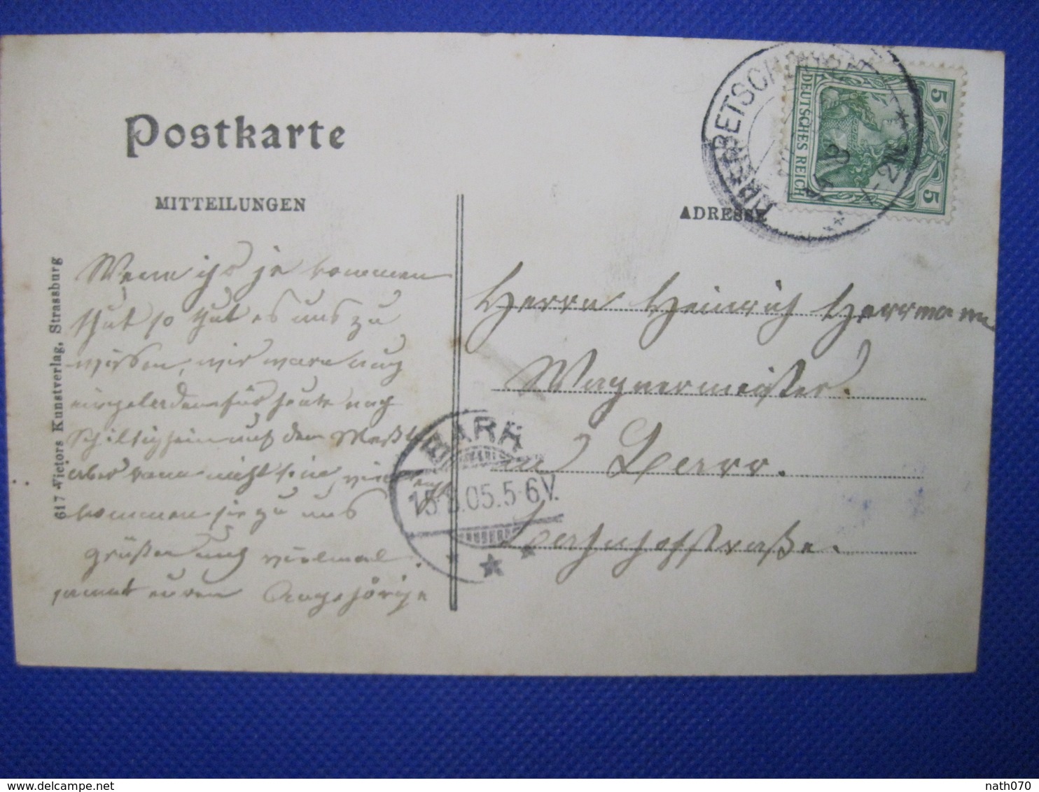 Elsass 1905 Gruss Aus Niederbetschdorf CPA DR Deutsches Reich Alsace Barr  Nieder Betschdorf - Sonstige & Ohne Zuordnung