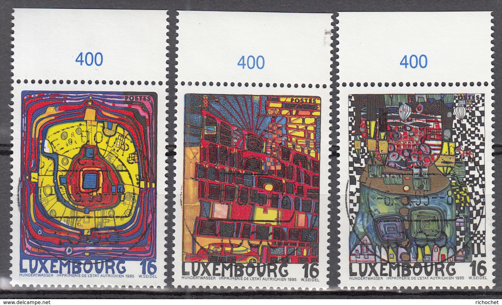 Luxembourg 1310 à 1312 ° - Used Stamps