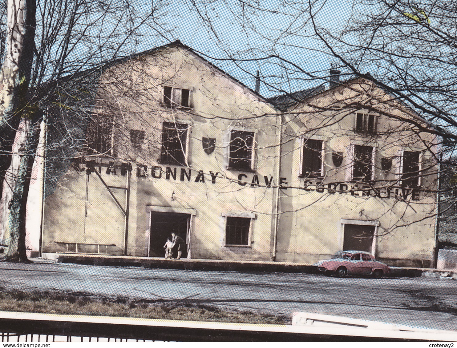 71 Chardonnay Entre Tournus Et Macon N°3 En 4 Vues Et Blason VOIR ZOOM Cave Coopérative Raisin Dauphine Renault - Macon