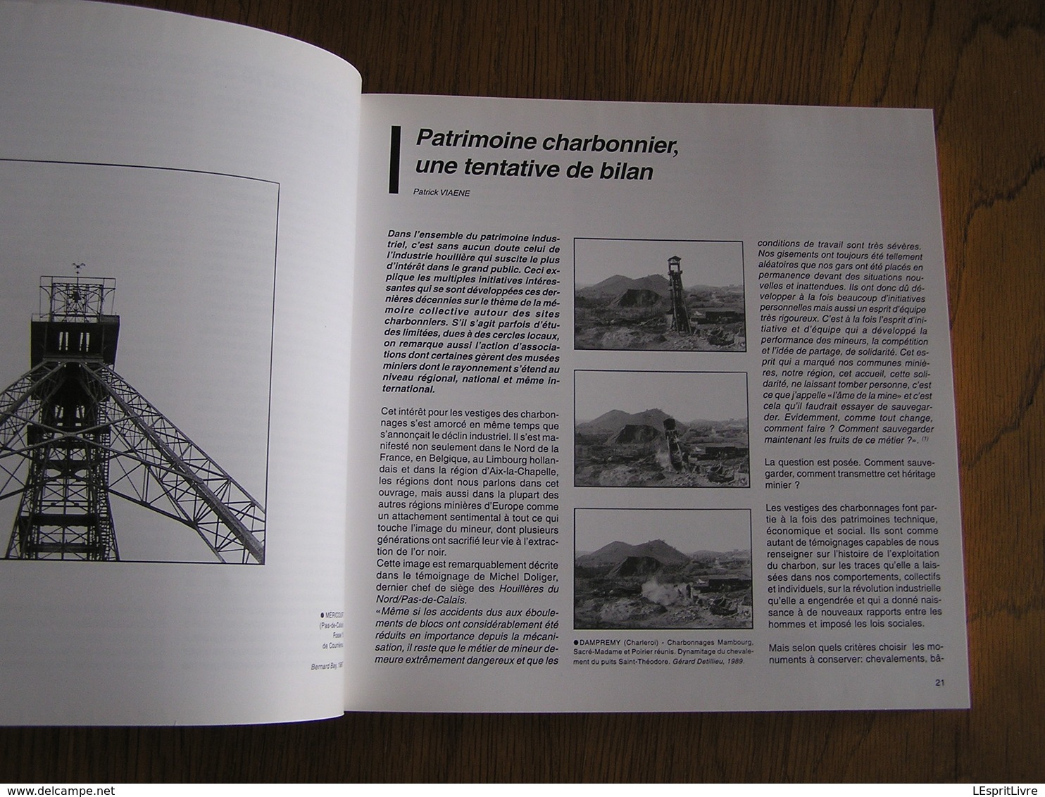 L'HERITAGE DES GUEULES NOIRES Régionalisme Industrie Charbonnages Mine Architecture Industrielle Hainaut Liège France