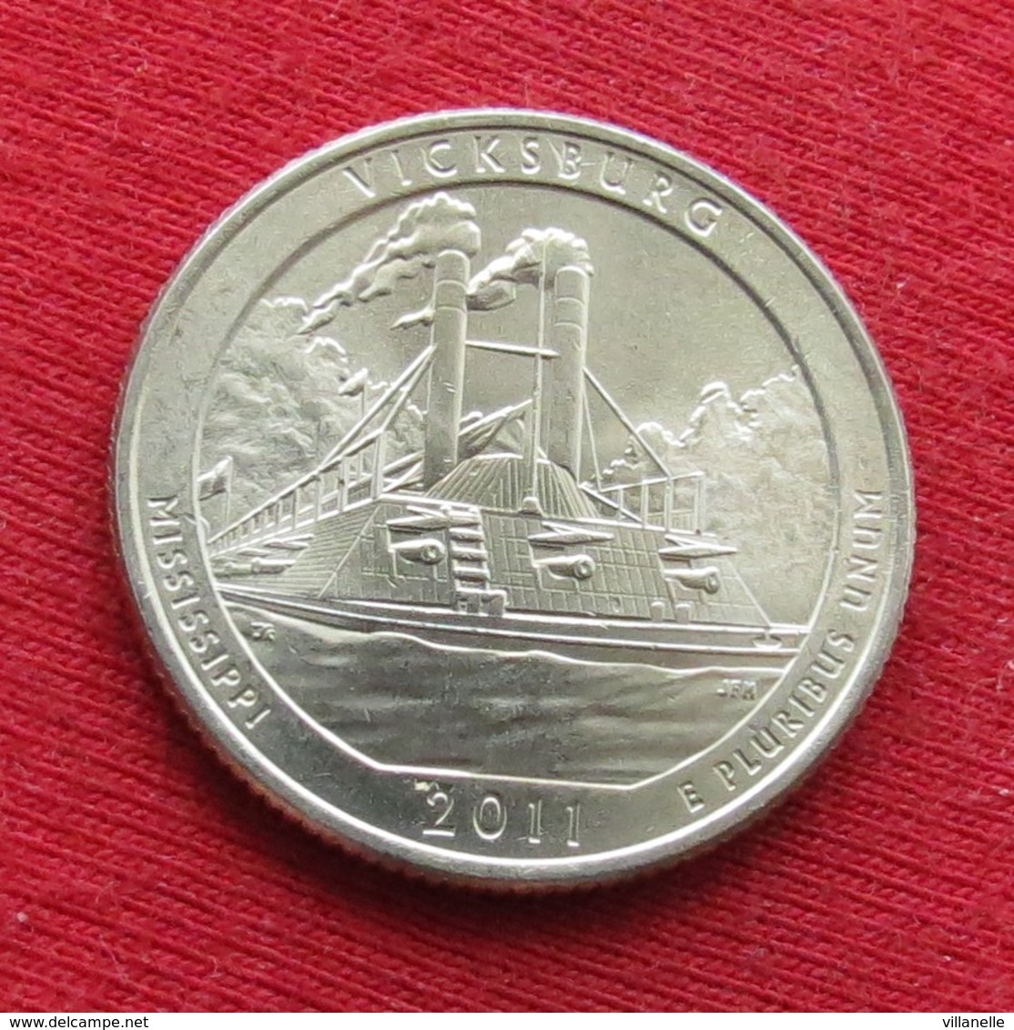 United States Quarter 1/4 Dollar 2011 P Vicksburg  America USA Estados Unidos $ - Other & Unclassified