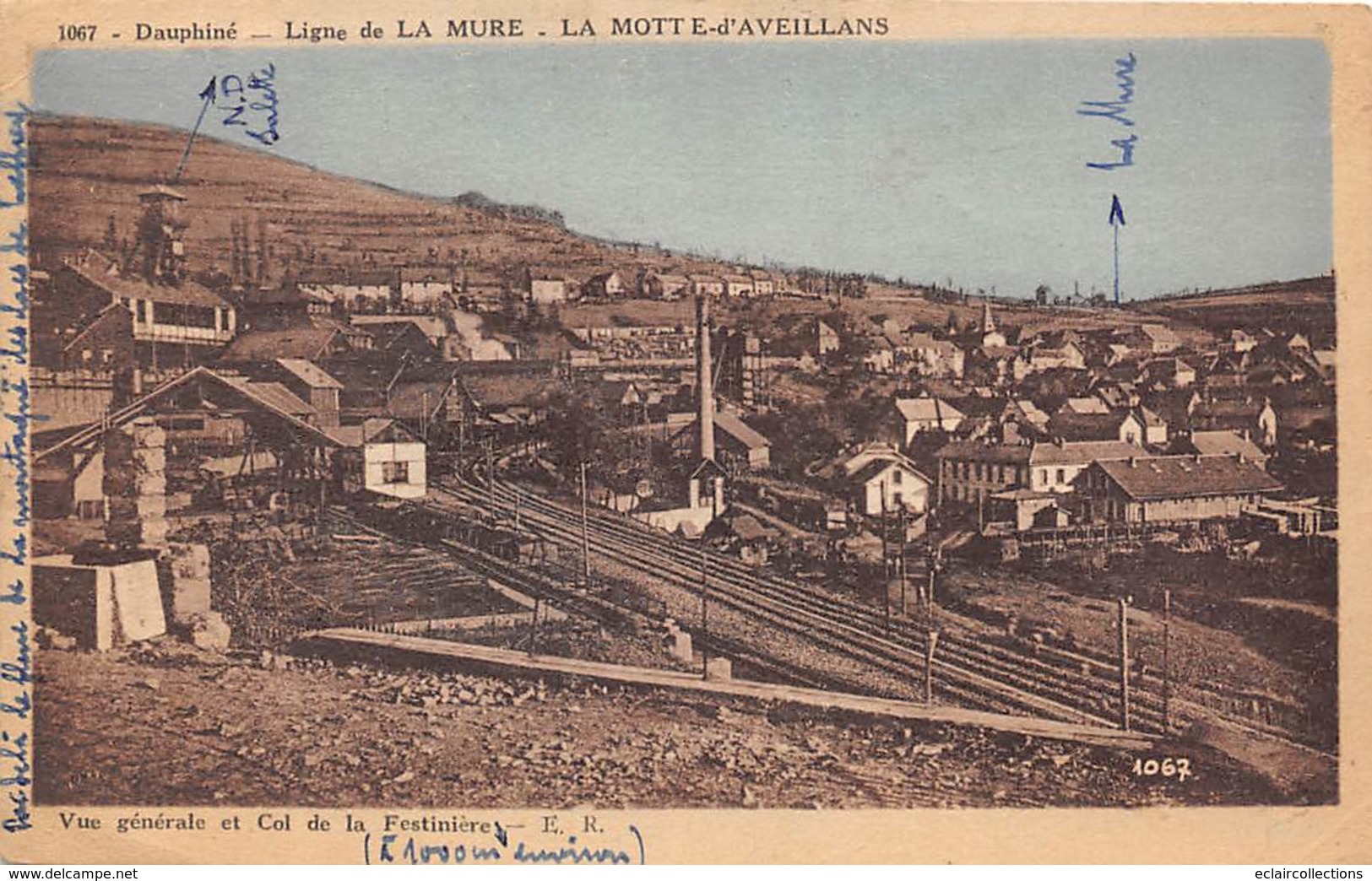 La Motte D'Aveillans           38          Vue Générale Et Ligne De Chemin De Fer             (Voir Scan) - Other & Unclassified