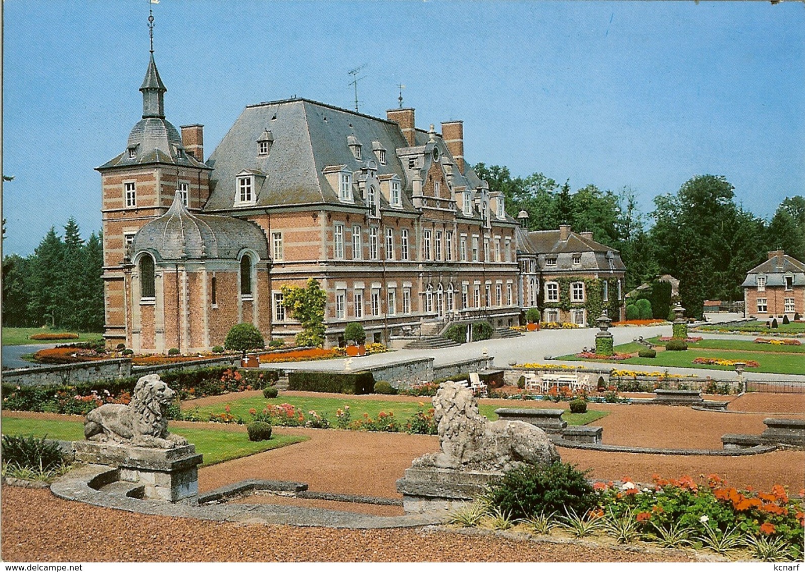 CP De LAMONTZEE " Le Château  " - Burdinne