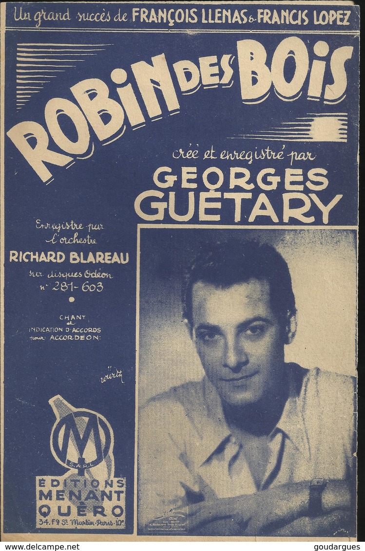 Robin Des Bois - Georges Guétary - Autres & Non Classés