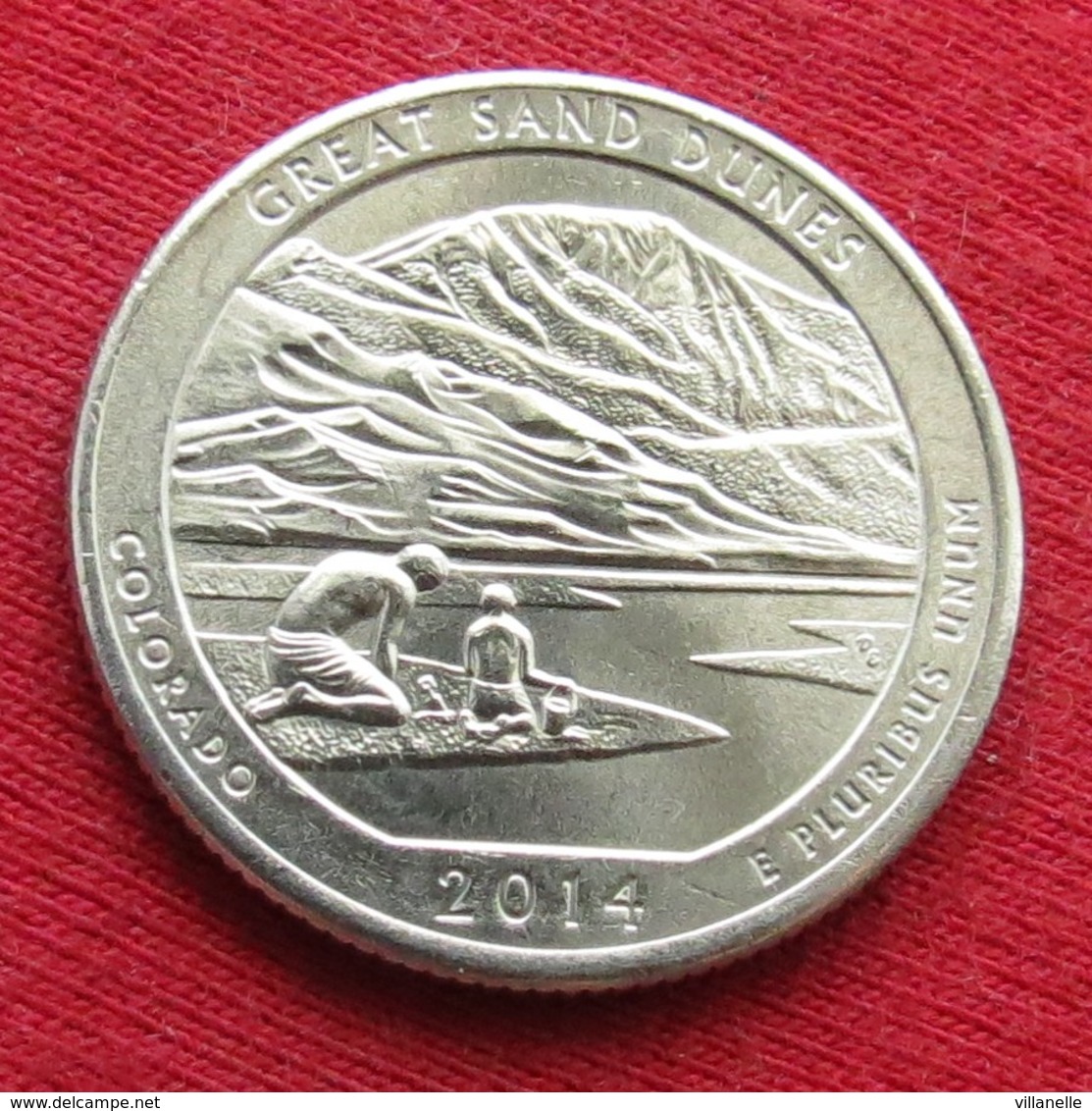 United States Quarter 1/4 Dollar 2014 D Great Sand Dunes America USA Estados Unidos $ - Otros & Sin Clasificación