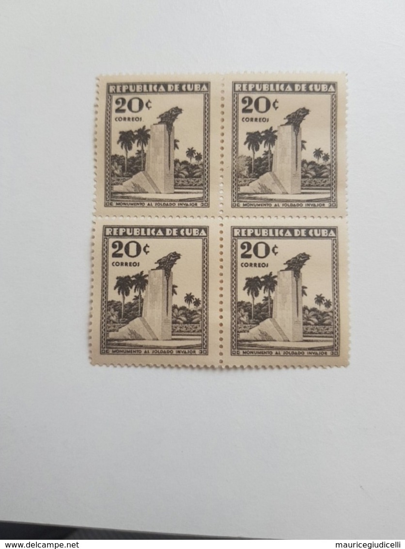 CUBA 1933 NUEVO B4 GOMA/ CHARNELA - Nuevos