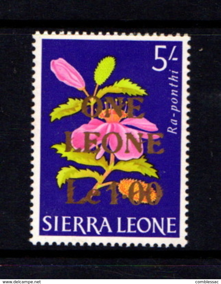 SIERRA  LEONE    1964    Decimal  Currency    1L  On  5/-    MH - Sierra Leone (1961-...)