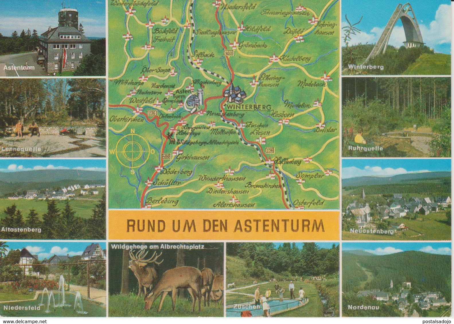 (DE1384) RUND UM DEN ASTENTURM - Winterberg