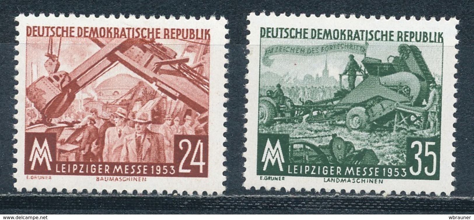 DDR 380/81 ** Mi. 7,- - Unused Stamps