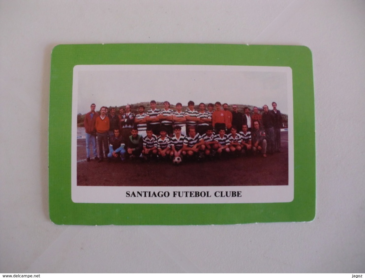 Football Futebol Santiago Futebol Clube Açores Portugal Portuguese Pocket Calendar 1990 - Small : 1981-90