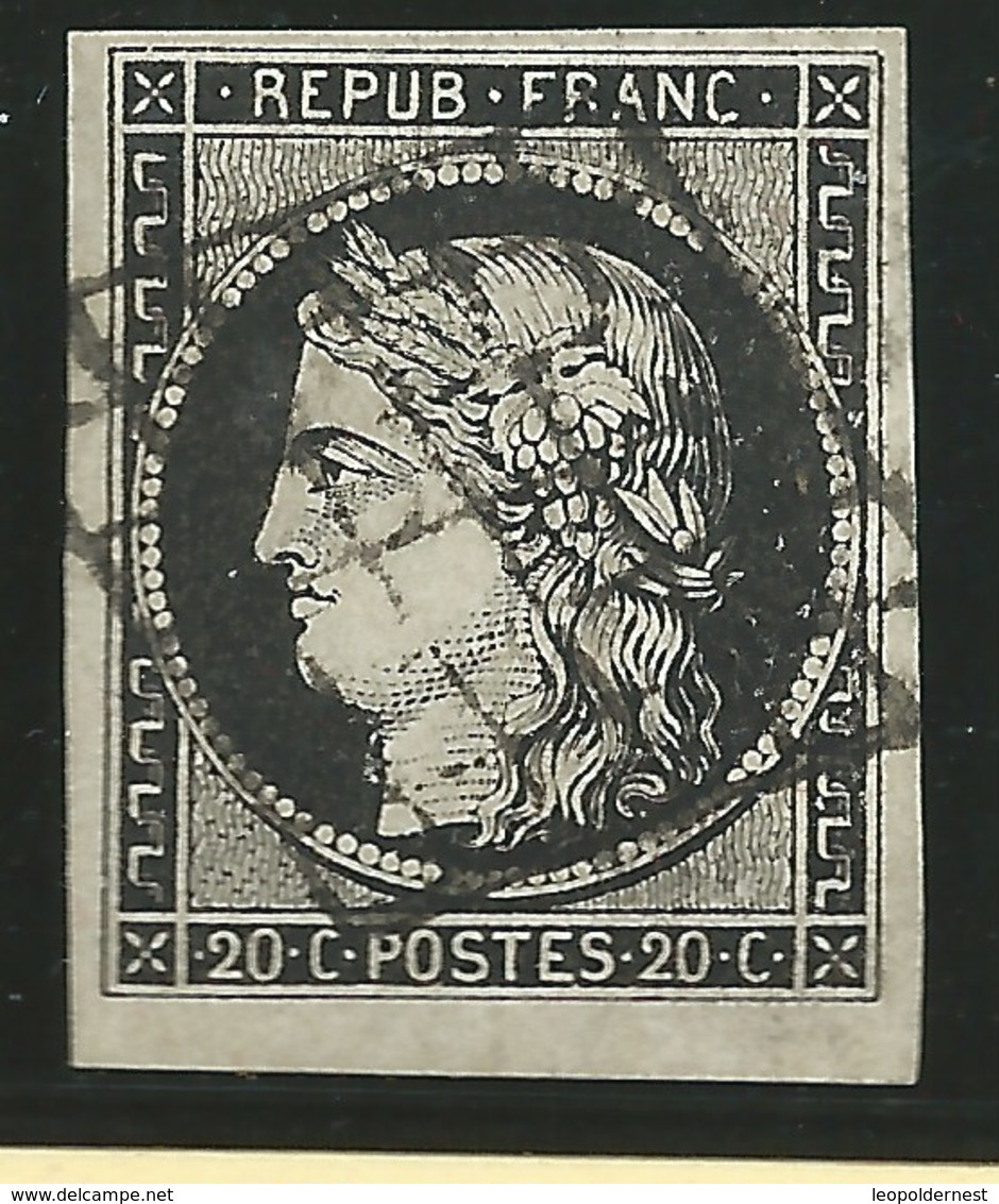 FRANCE - CLASSIQUE.  N°3. Cote. : 60€. - 1849-1850 Cérès