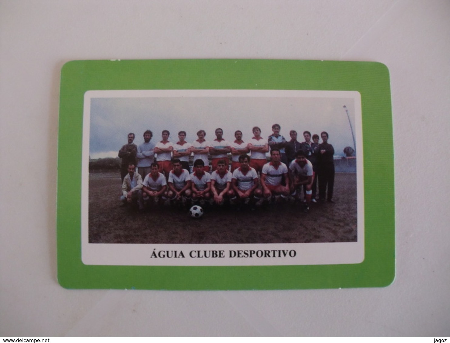Football Futebol Águia Clube Desportivo Açores Portugal Portuguese Pocket Calendar 1990 - Small : 1981-90