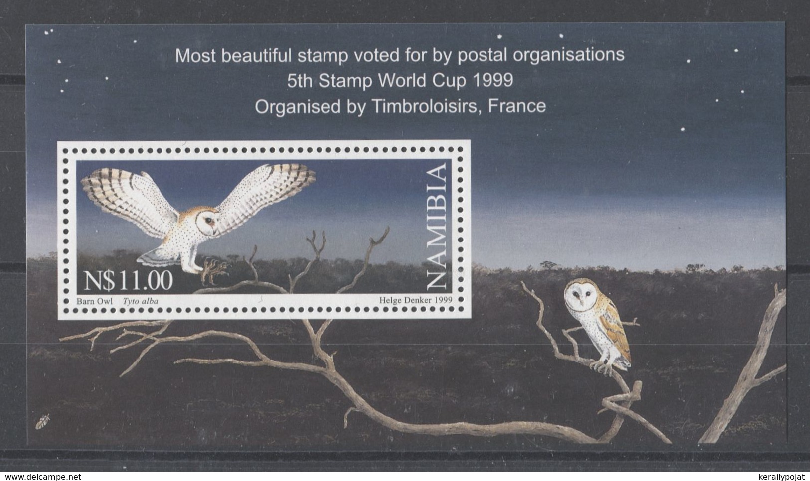 Namibia - 1999 Most Beautiful Stamp Block MNH__(TH-13441) - Namibia (1990- ...)