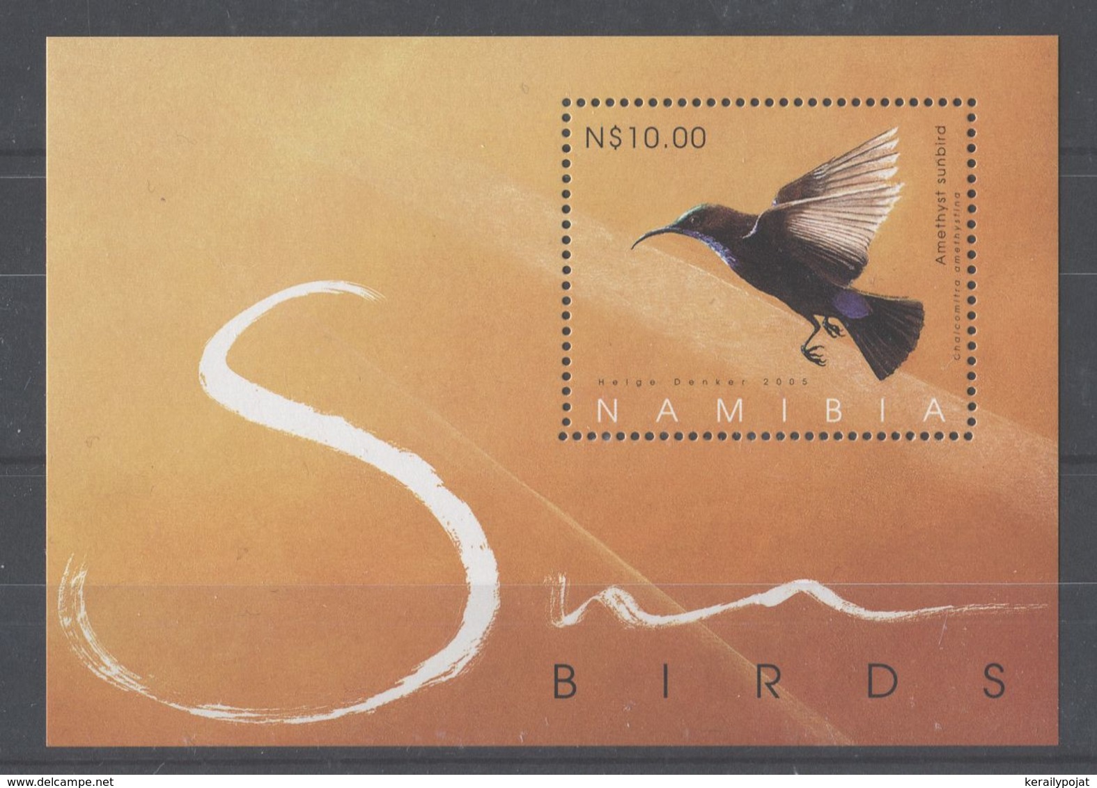 Namibia - 2005 Sunbirds Block MNH__(TH-10971) - Namibia (1990- ...)