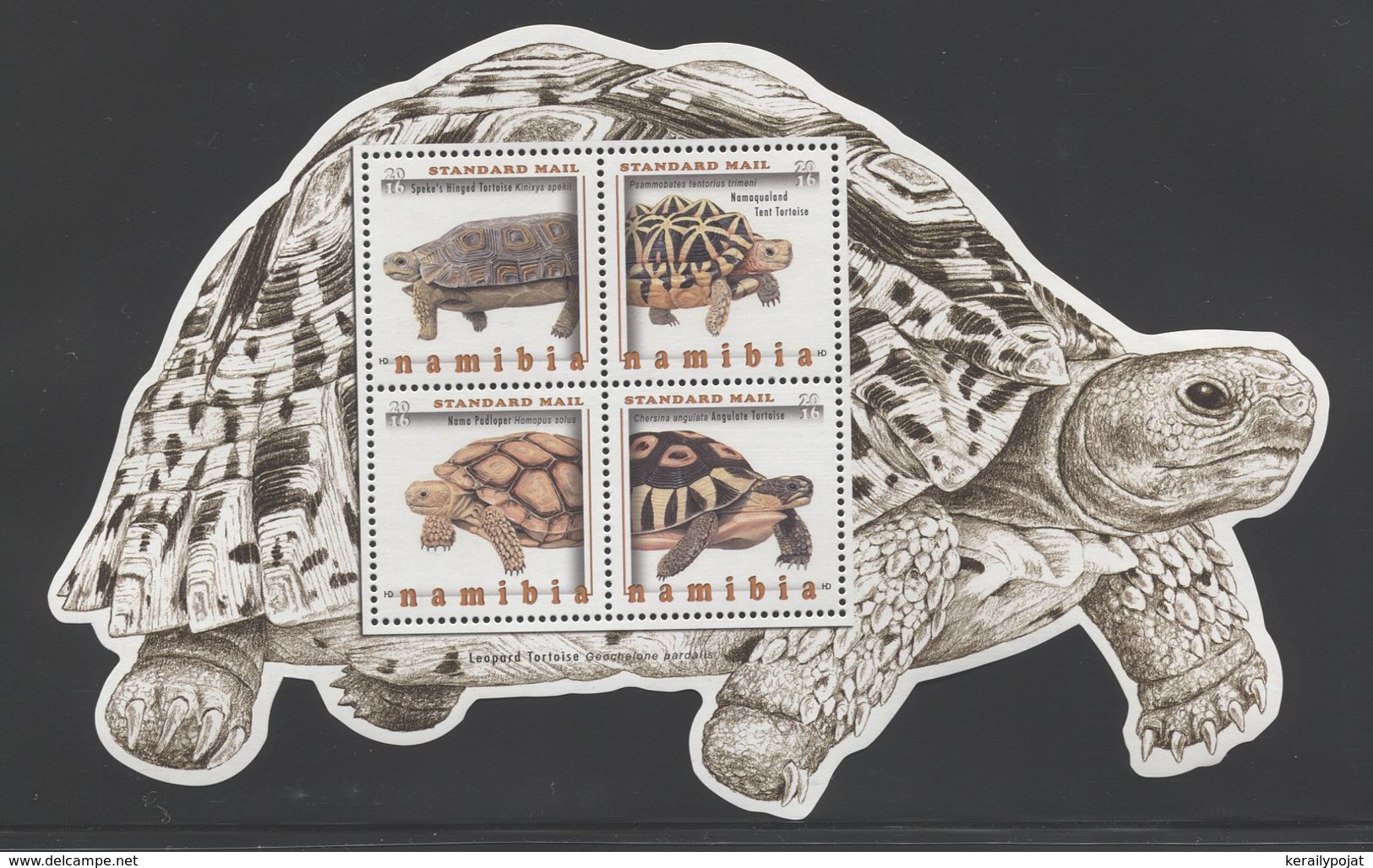 Namibia - 2016 Tortoises Block MNH__(THB-2089) - Namibia (1990- ...)