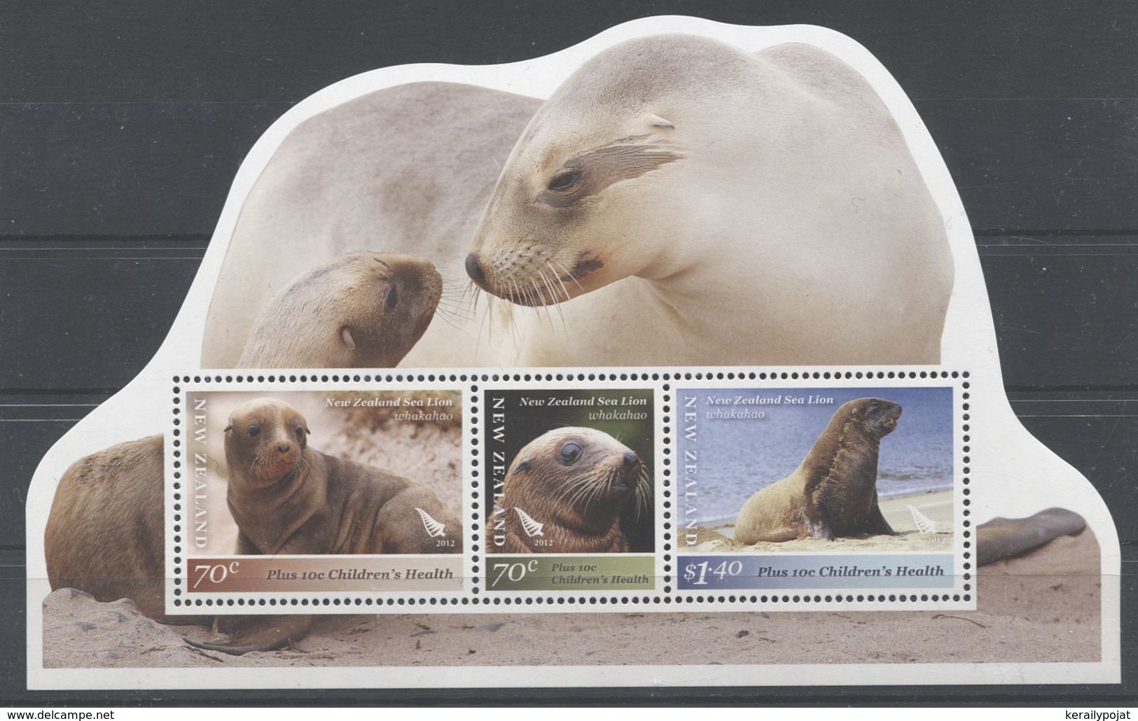 New Zealand - 2012 Auckland Sea Lion Block MNH__(TH-7179) - Blocks & Kleinbögen