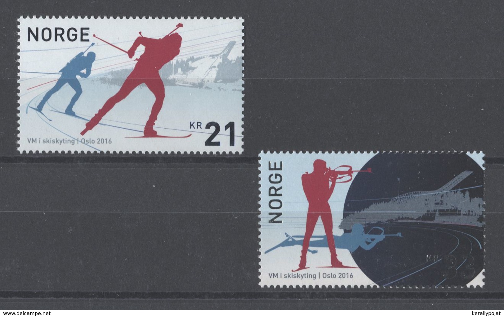 Norway - 2016 Biathlon World Championships MNH__(TH-13474) - Ungebraucht