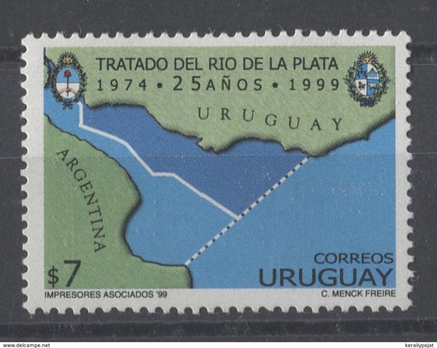 Uruguay - 1999 Río De La Plata MNH__(TH-14197) - Uruguay