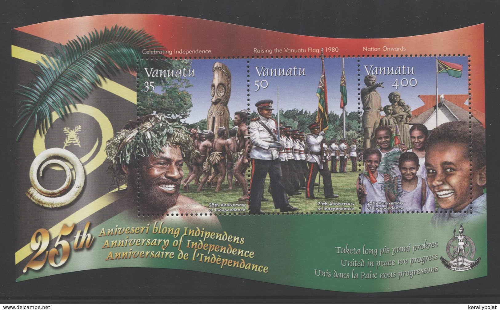 Vanuatu - 2005 Independence Block MNH__(THB-4396) - Vanuatu (1980-...)