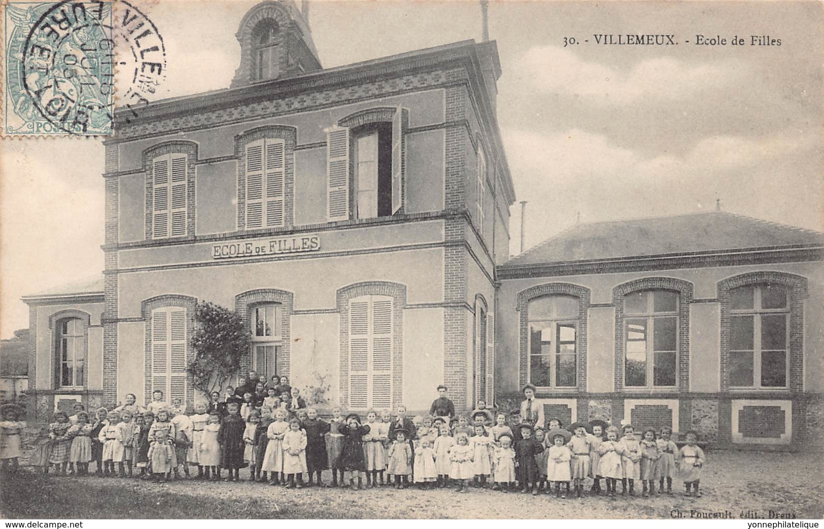 28 - EURE ET LOIR - VILLEMEUX - 10121 - école Des Filles - Villemeux-sur-Eure