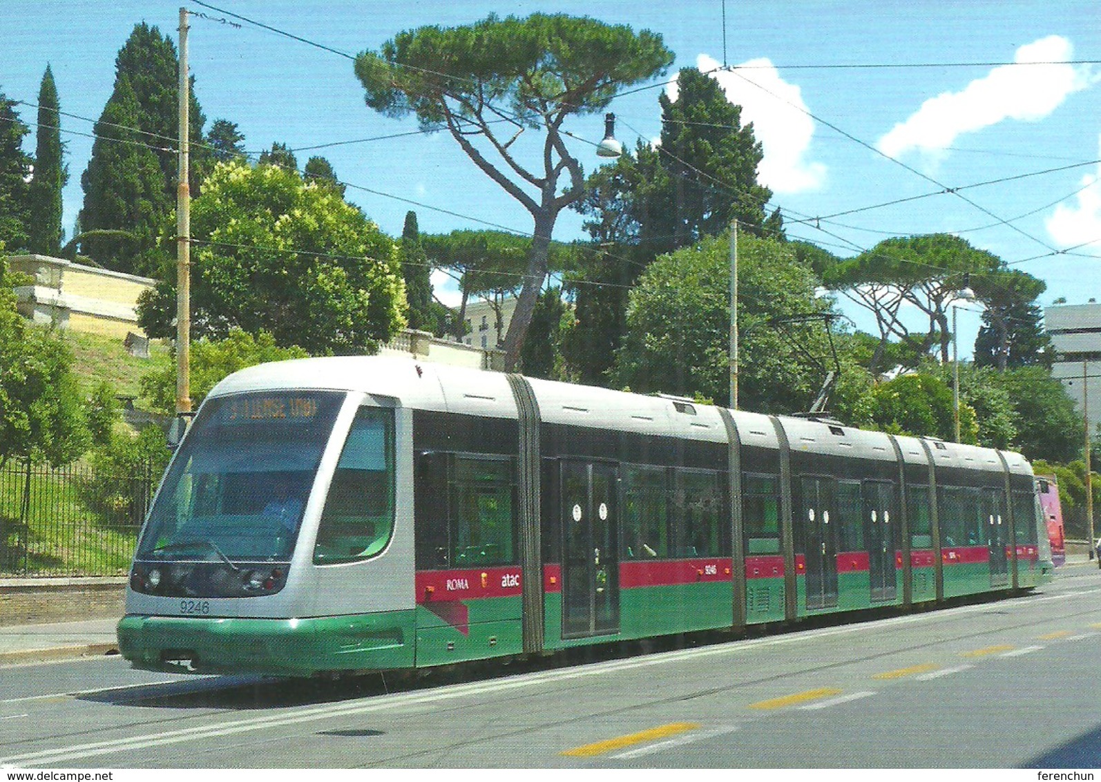 TRAM * TRAMWAY * RAIL * RAILWAY * RAILROAD * FIAT ALSTOM CITYWAY * ATAC * ROME * ITALY ITALIAN * Top Card 0414 * Hungary - Tramways