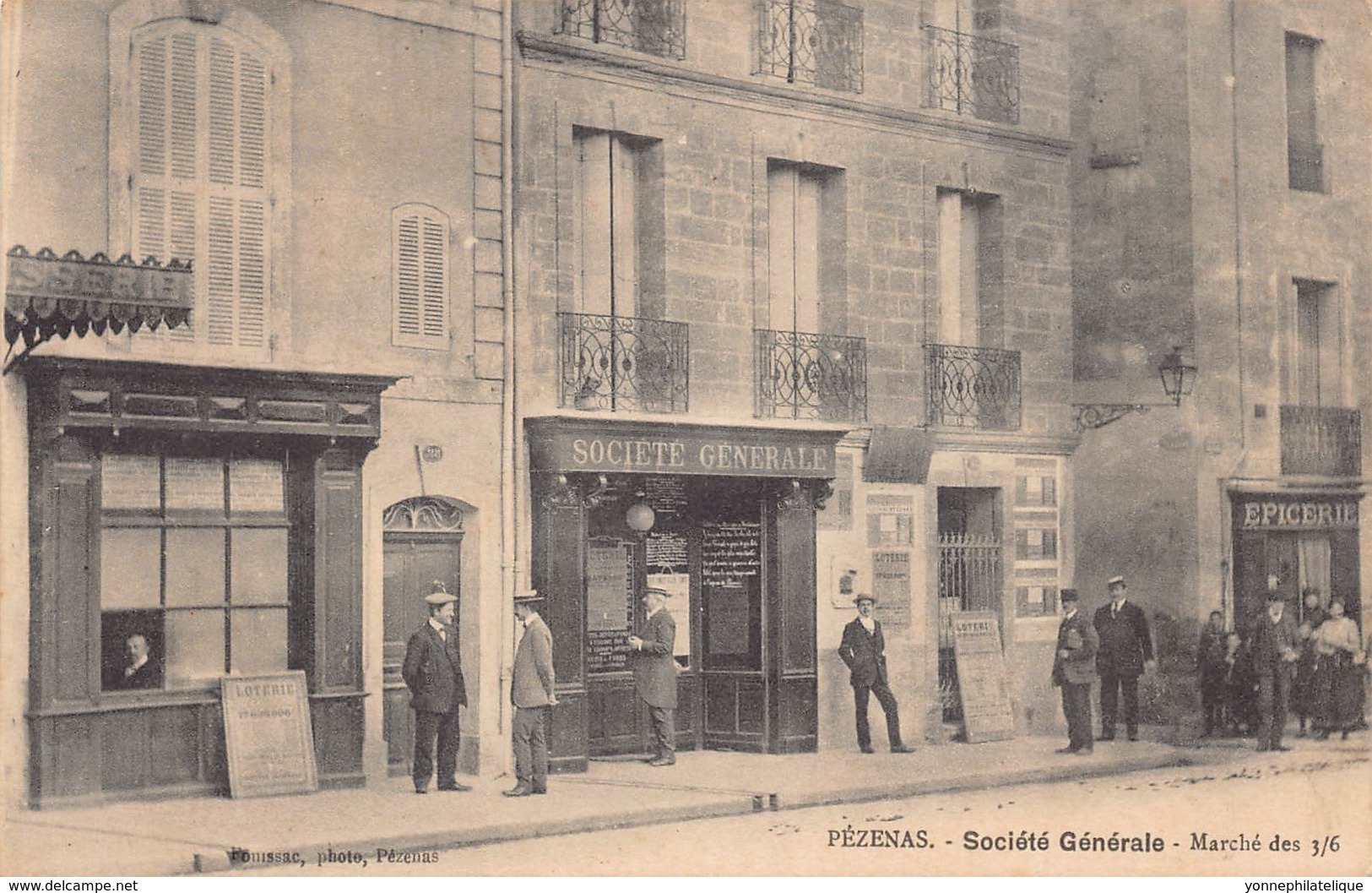 34 - HERAULT - PEZENAS - 10048 - Société Générale - Marché - Pezenas