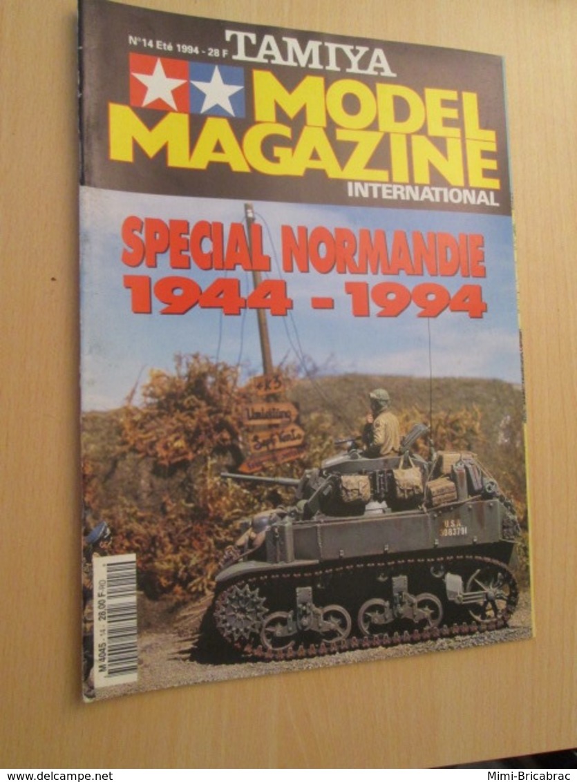 WW2013-2 Revue Maquettiste Plastique / TAMIYA MODEL MAGAZINE N°14 De 1994 Valait 28 FF , Sommaire En Photo 3 - Francia