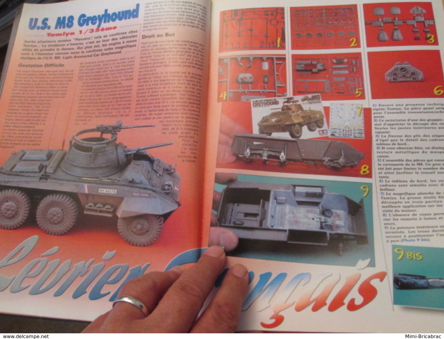 WW2013-2 Revue Maquettiste Plastique / TAMIYA MODEL MAGAZINE N°26 De 1998 Valait 30 FF , Sommaire En Photo 2 Ou 3 - France