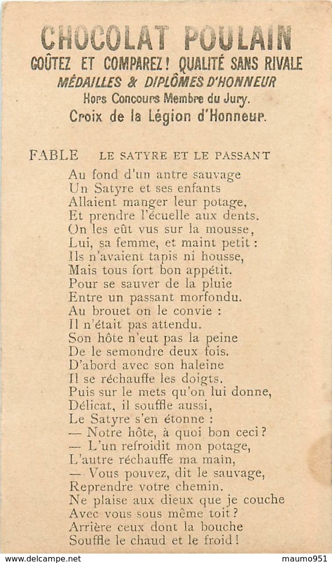 CHROMOS - CHOCOLAT POULAIN - GOUTEZ ET COMPAREZ! QUALITE SANS RIVALE - L'AVOCAT DE LA DEFENCE - Otros & Sin Clasificación