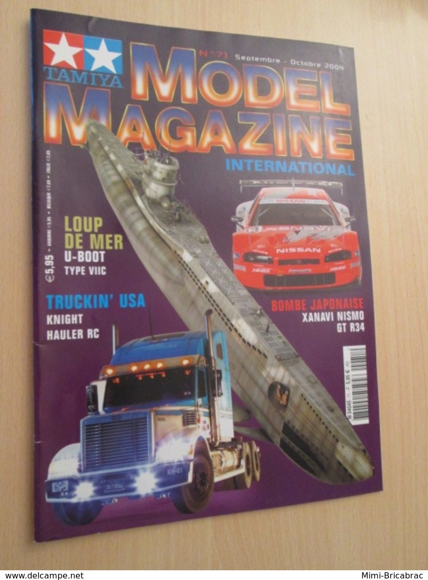 WW2013-2 Revue Maquettiste Plastique / TAMIYA MODEL MAGAZINE N°71 De 2004 Valait 5,40€ , Sommaire En Photo 2 Ou 3 - Frankrijk