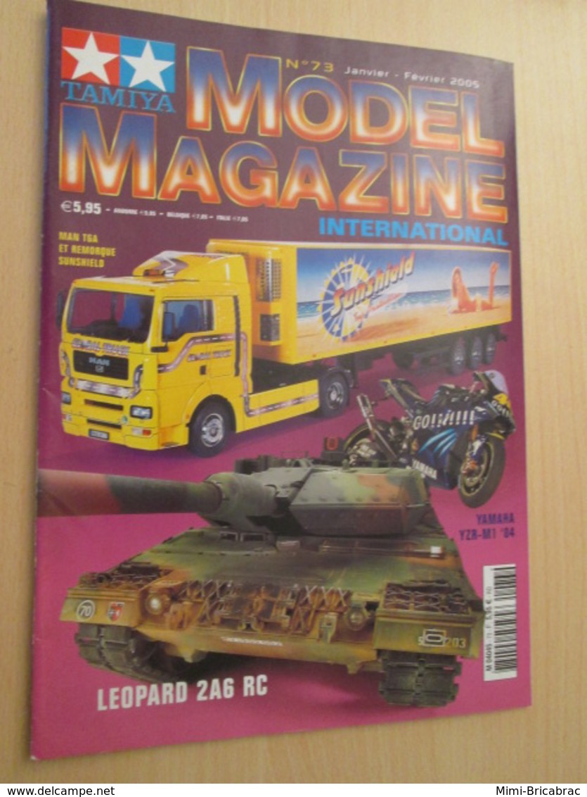 WW2013-2 Revue Maquettiste Plastique / TAMIYA MODEL MAGAZINE N°73 De 2004 Valait 5,40€ , Sommaire En Photo 2 Ou 3 - Francia