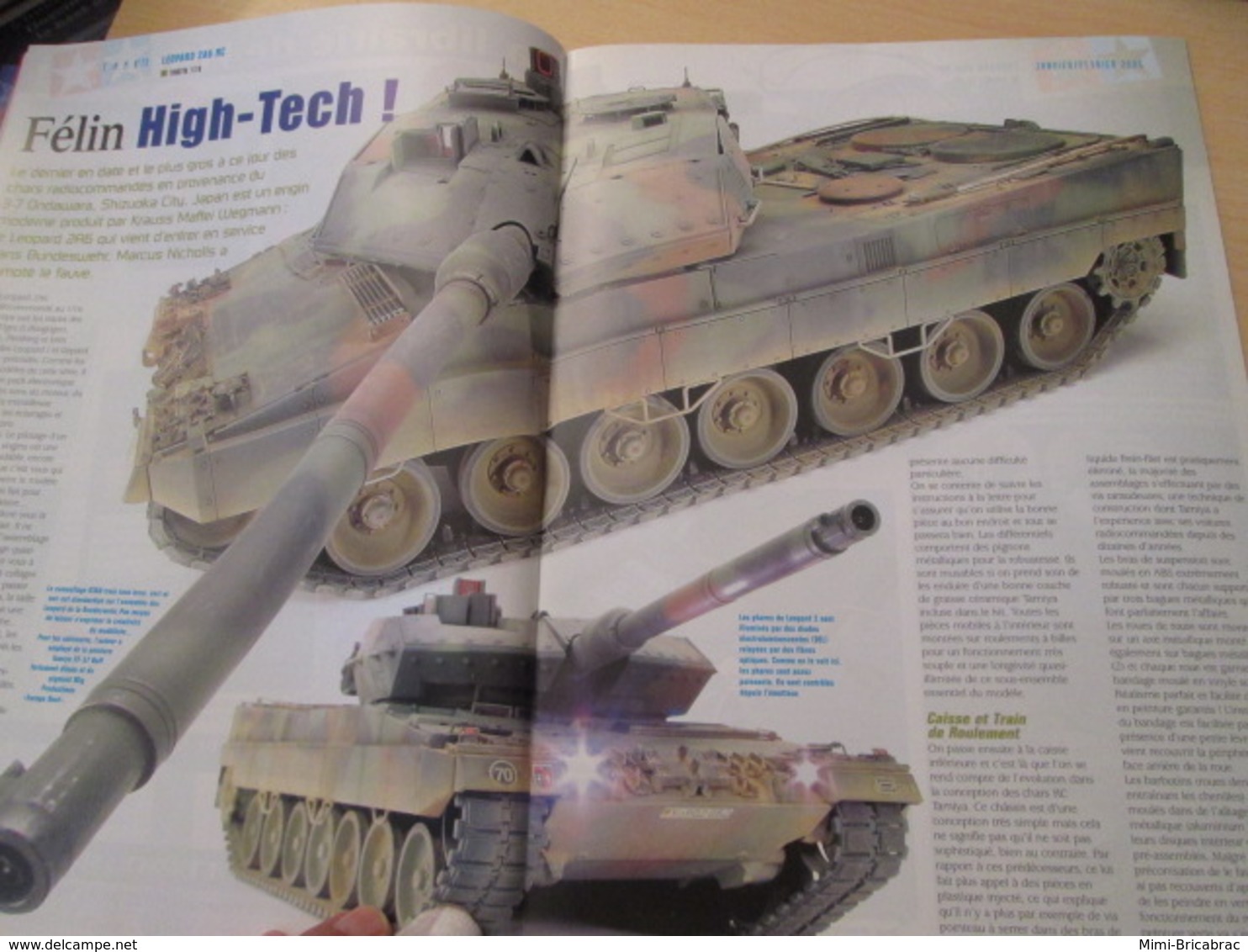 WW2013-2 Revue Maquettiste Plastique / TAMIYA MODEL MAGAZINE N°73 De 2004 Valait 5,40€ , Sommaire En Photo 2 Ou 3 - Francia