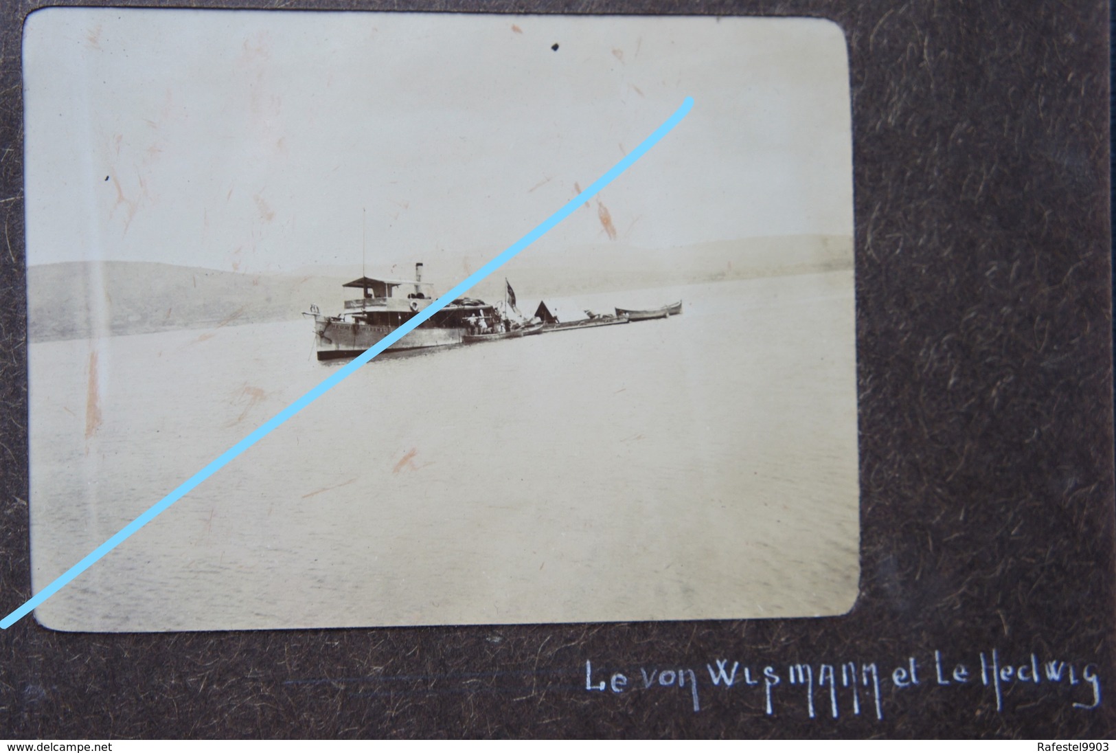 ALBUM TANZANIA Kigoma Tanganiyka Deutsch Ostafrikas Kanonenschiff Von Götzen 1914-18 Marine Schiff von Wilsmann Hedwig