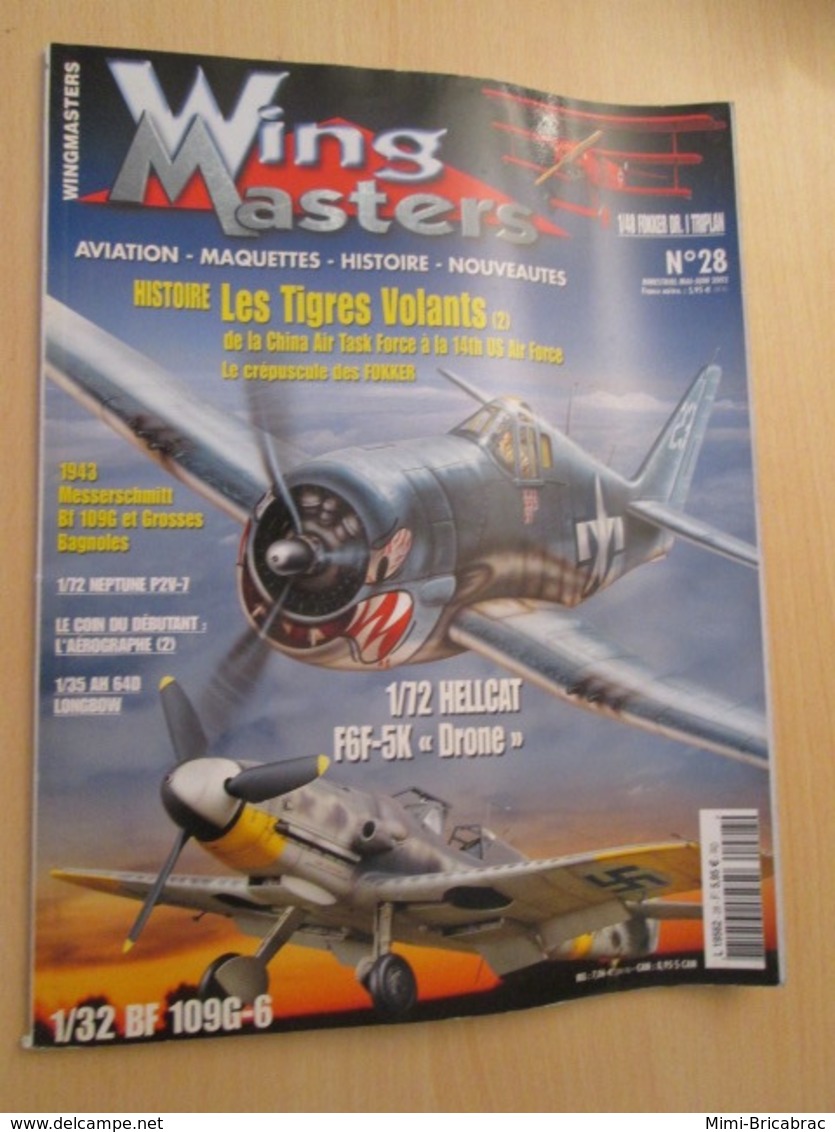 WW2013-2 Revue Maquettiste Plastique / WING MASTERS N°28   Valait 5,85€ Sommaire En Photo 2 Ou 3 - Frankrijk