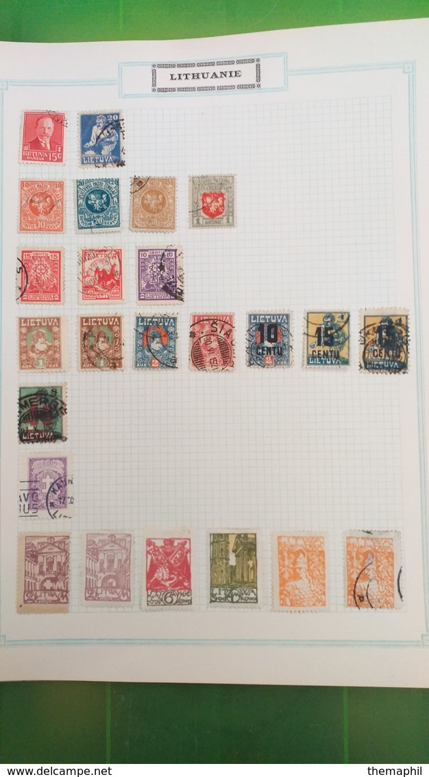 lot n° TH.334  PAYS DIVERS   UN LOT DE TIMBRES NEUFS X