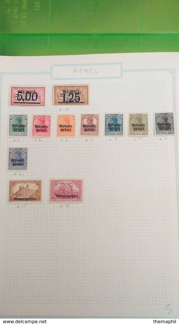 lot n° TH.334  PAYS DIVERS   UN LOT DE TIMBRES NEUFS X