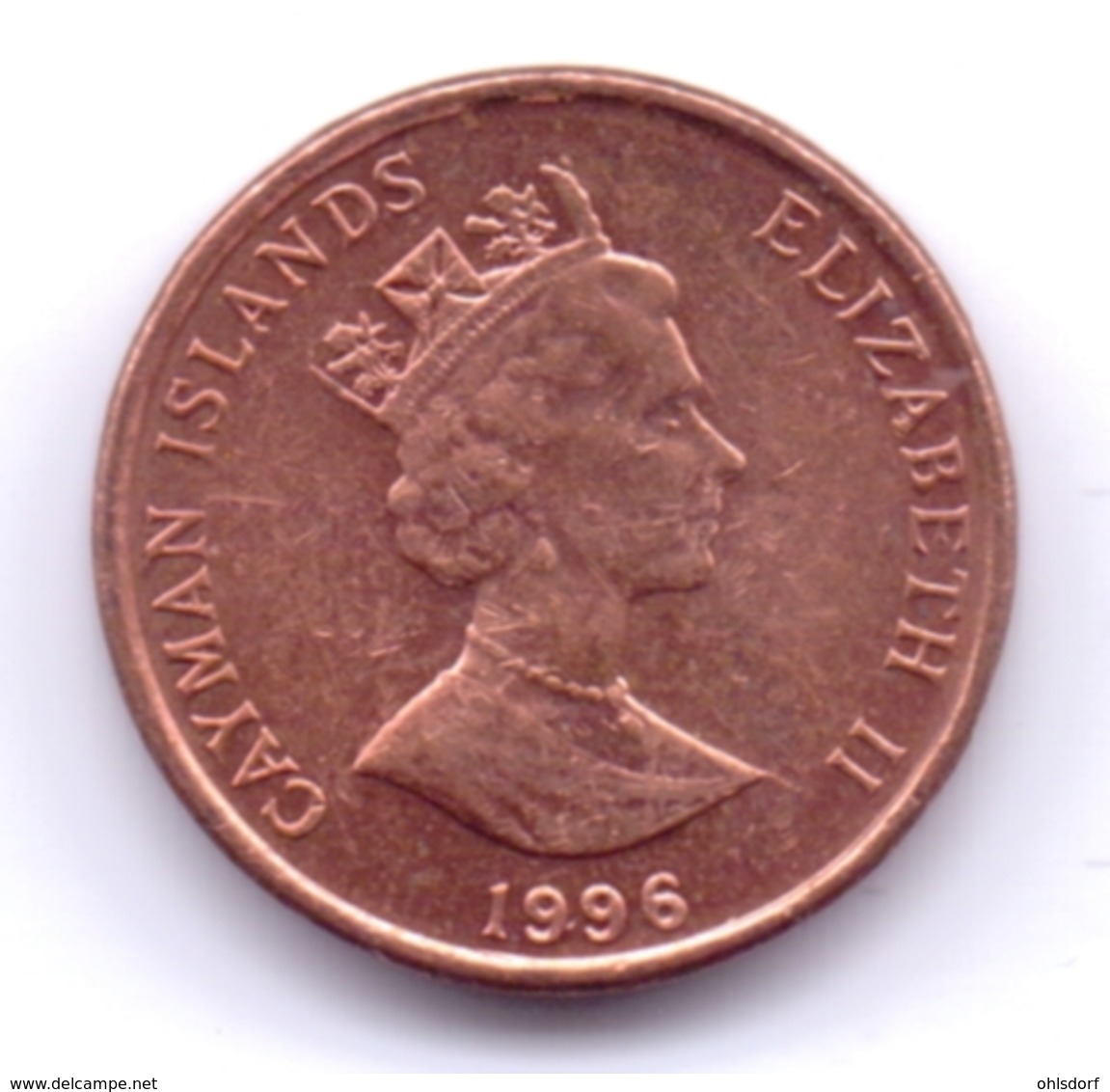 CAYMAN ISLANDS 1996: 1 Cent, KM 87 - Kaimaninseln