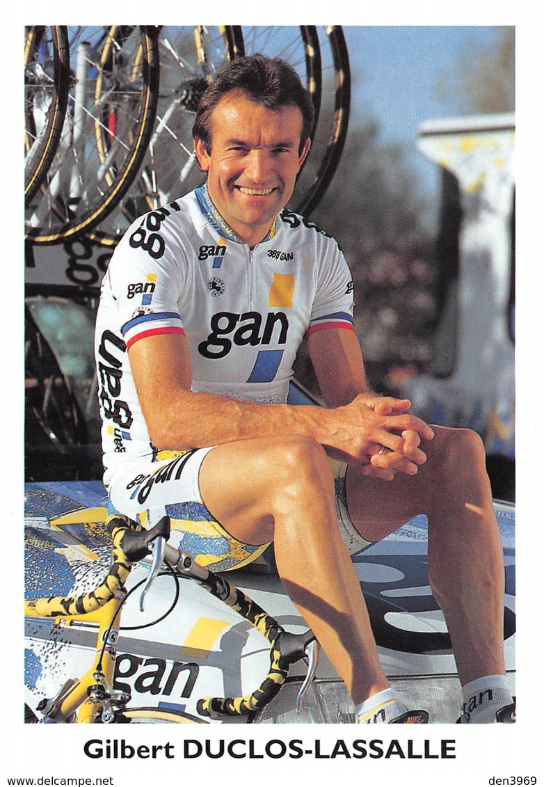 Cyclisme - Coureur Gilbert DUCLOS-LASSALLE Né à LEMBEYE - Equipe Gan 94 - Lembeye