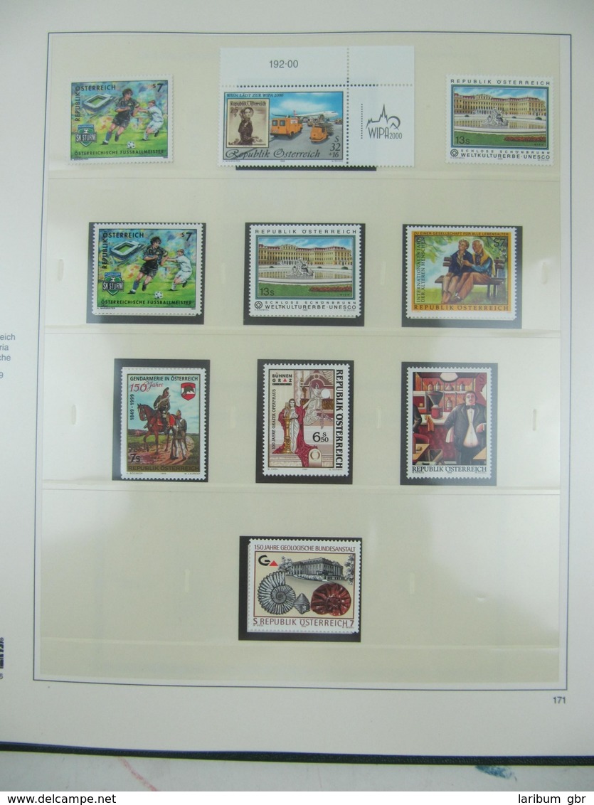 Österreich Sammlung aus 1993-2001 auf Safe dual Vordruckblättern #LT125