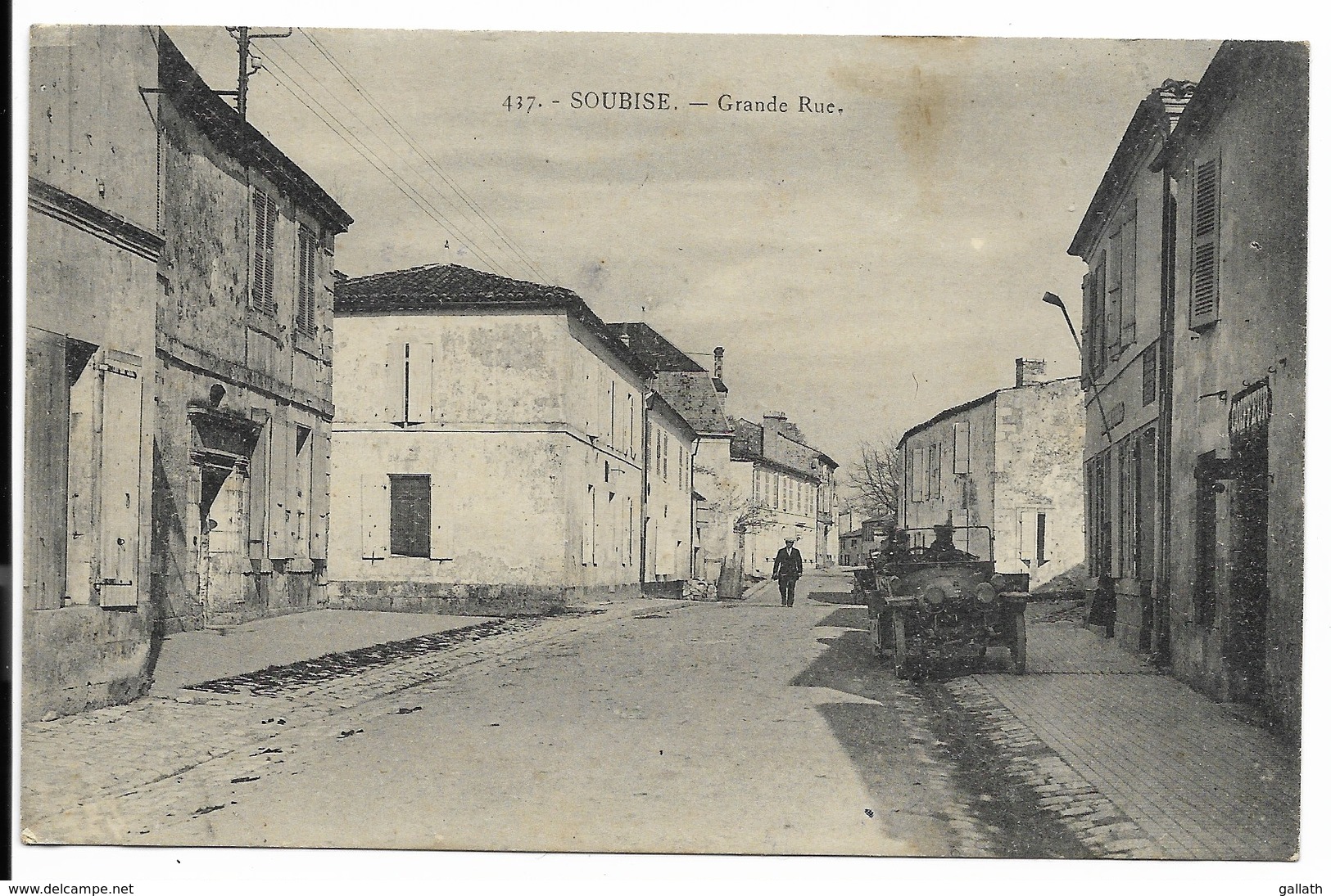 17-SOUBISE-Grande Rue...1925  Animé  Coiffeur - Altri & Non Classificati
