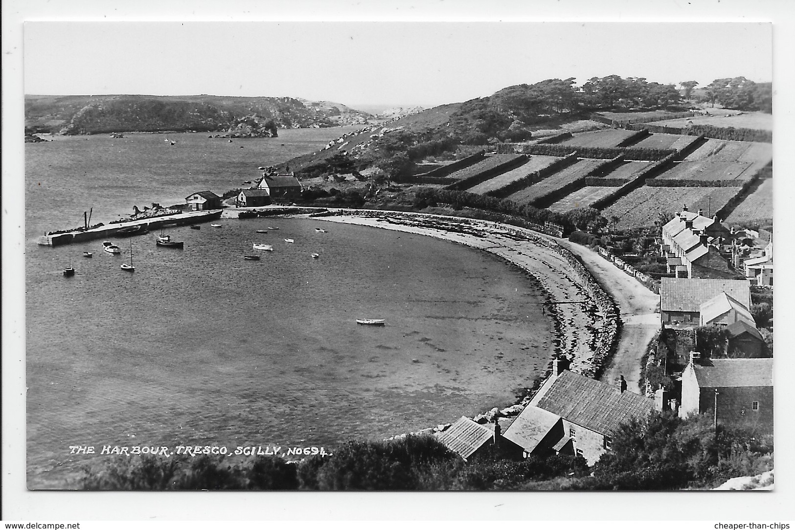 SCILLY ISLES - The Harbour, Tresco - James Gibson 694 - Scilly Isles