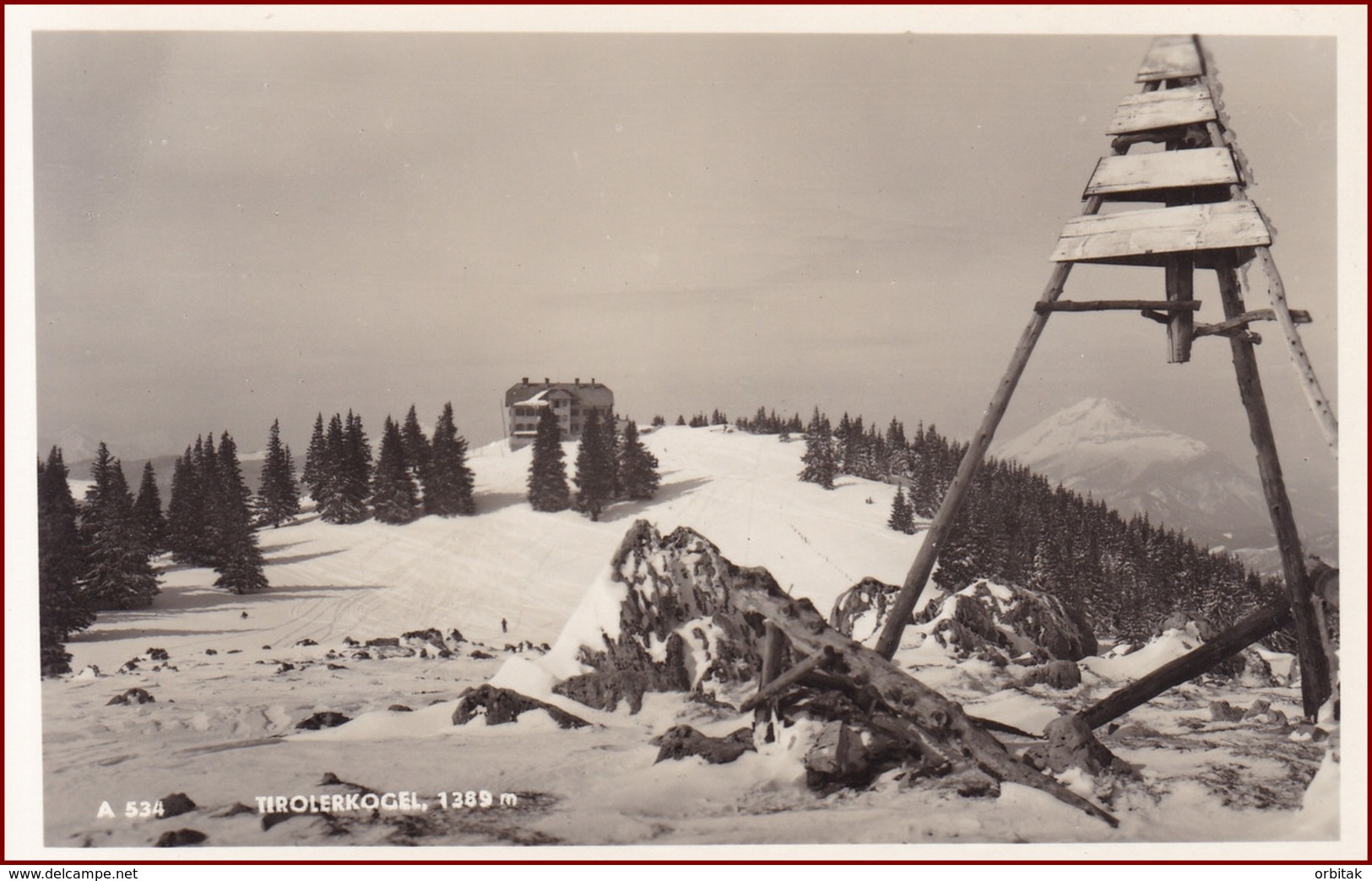 Annaberger Haus * Berghütte, Tirolerkogel, Triangulationspunkt, Winter, Alpen * Österreich * AK2761 - Lilienfeld