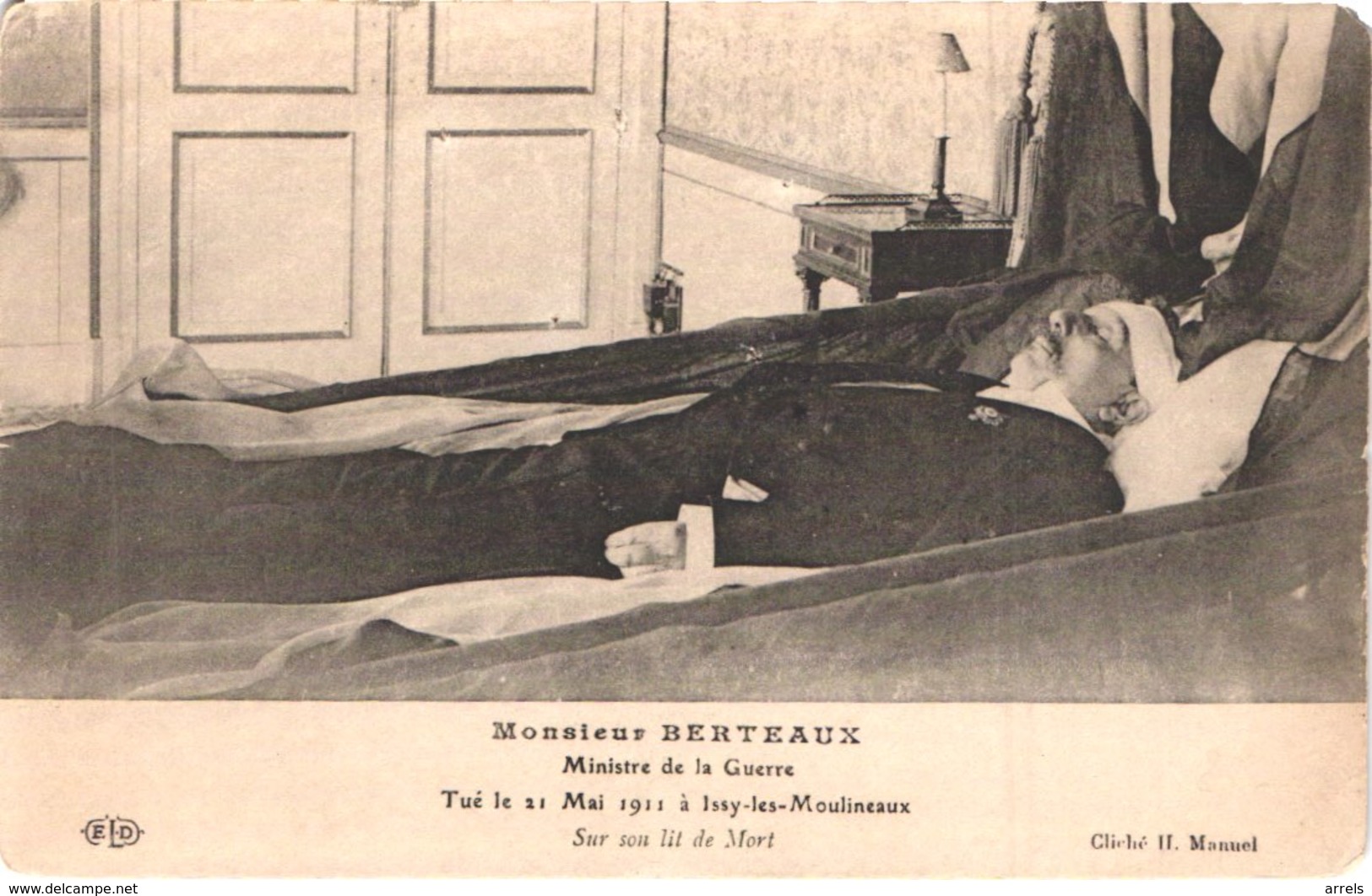 FR92 ISSY LES MOULINEAUX -  M BERTAUX Ministre De La Guerre - Tué Le 21 Mai 1911 - Issy Les Moulineaux
