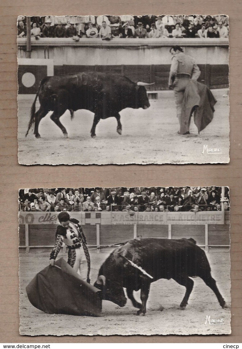 LOT 20 CPA Quelques CPSM TAUROMACHIE CORRIDA COURSE TAUREAUX ANIMATION Arènes Toréadors TBE - Zonder Classificatie