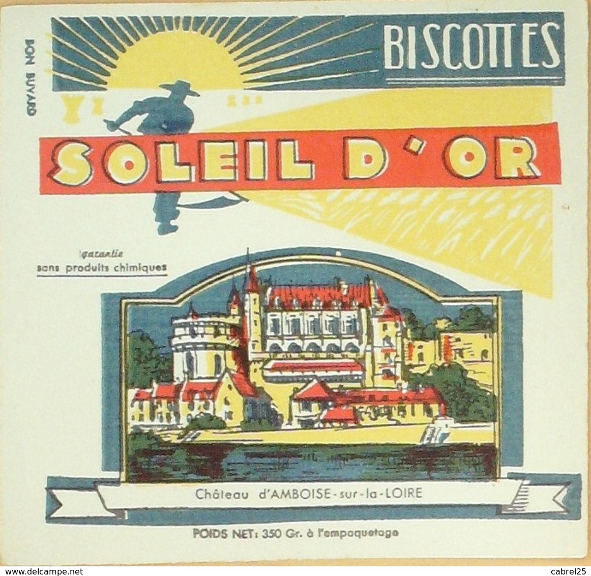 Buvard-SOLEIL D'OR-Biscotte-247 - S